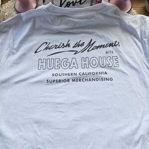 White HUEGA HOUSE Graphic T-Shirt XXL NWT